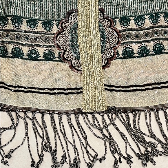 FARM RIO BRAZIL WOMENS BOHO FRINGE TOP - Picture 4 of 16